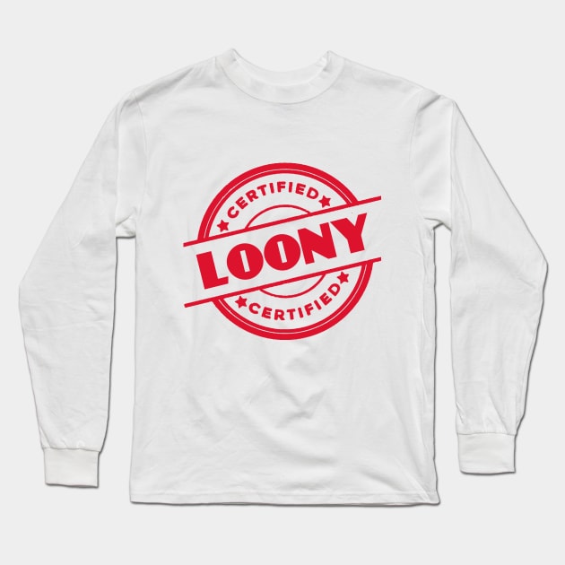 ITK Certified Loony Design Long Sleeve T-Shirt by Into the Knight - A Moon Knight Podcast